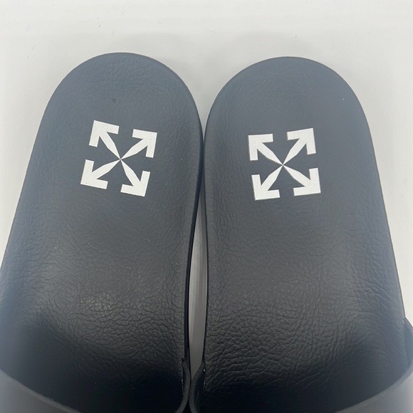 Off-White NWB Off Stamp Logo Sliders Black/White - Picture 9 of 16
